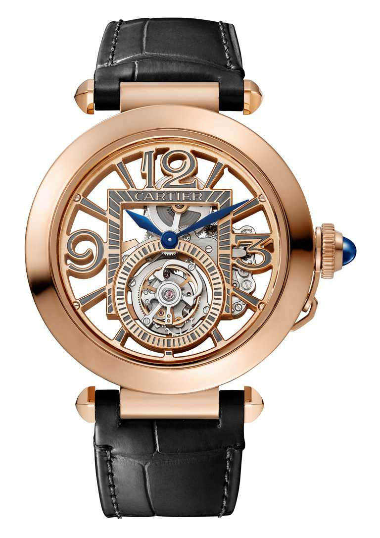 CARTIER「Pasha de Cartier系列」腕錶，18K玫瑰金錶殼，錶徑41mm╱3,060,000元。（圖╱CARTIER提供）