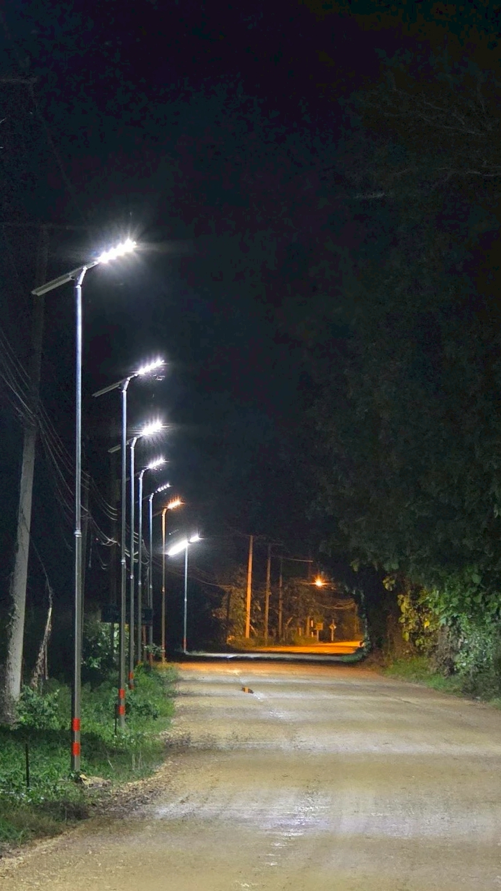 แจ้งโคมไฟ All in one ขัดข้อง อบจ.กำแพงเพชร