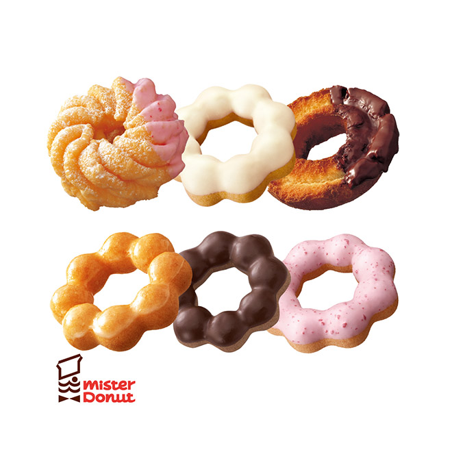 【Mister Donut】 六入甜甜圈即享券