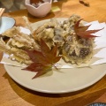 茸の天ぷら - 実際訪問したユーザーが直接撮影して投稿した大島そば手打ち蕎麦 銀杏の写真のメニュー情報