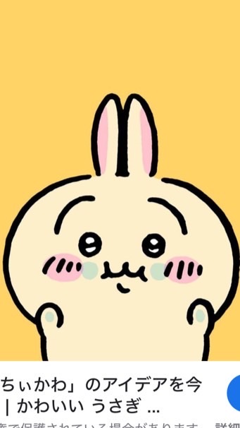 ちいかわのうさぎ好きな人集まれ!!
