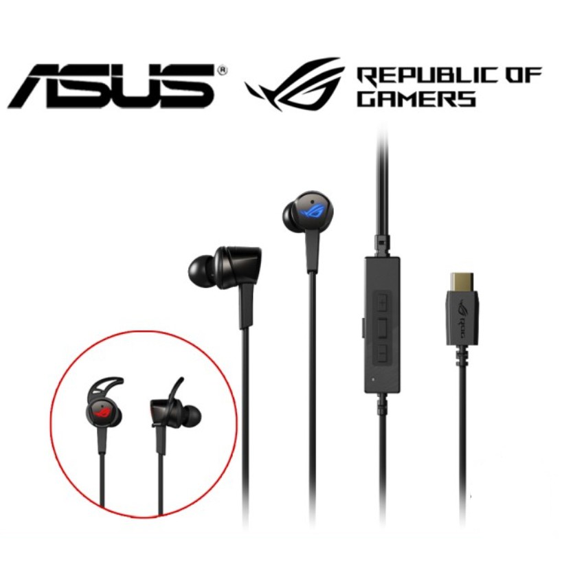 ROG Cetra RGB 入耳式電競耳機具備主動降噪功能 (ANC)、10mm ASUS Essence 單體及 USB-C 連接器，可用於 PC、手機及任天堂 Switch，並支援 Aura Sy