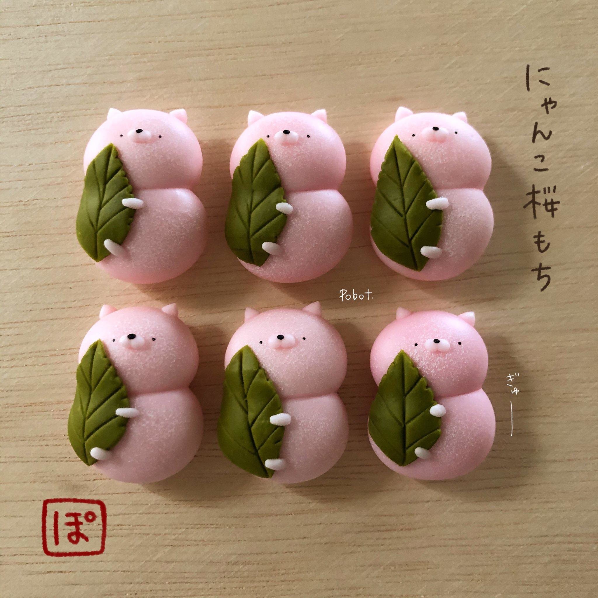 和菓子 動物 にひと目惚れ 粘土作家が作るかわいすぎる雑貨が話題