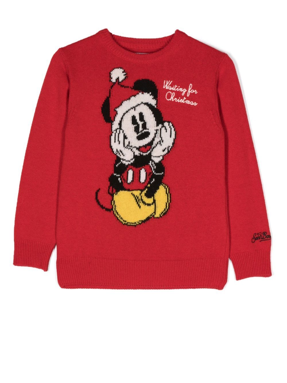 MC2 Saint Barth Kids - Waiting For Christmas knit jumper - kids - Wool/Cashmere/Viscose/Polyamide - 14 yrs - Red