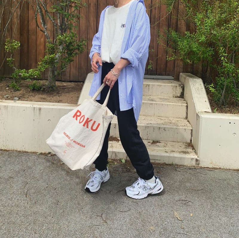 あえて足元を重たく ハイテクスニーカー で着映える夏コーデ術