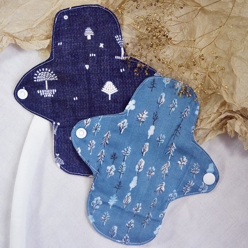 布衛生棉_環保布棉 / 森 (18cm護墊兩片組)