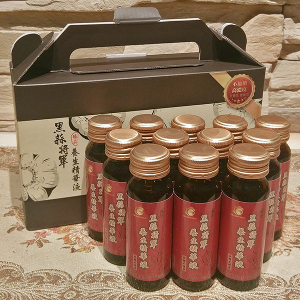 【黑蒜將軍】養生精華液(50ml*12瓶)2盒-贈50g體驗包