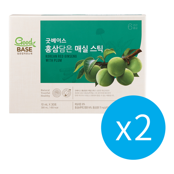 高麗蔘青梅順暢飲 30入x2盒