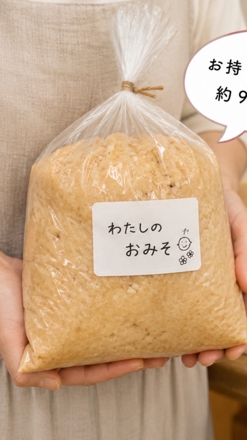 8月2日　親子味噌作り体験