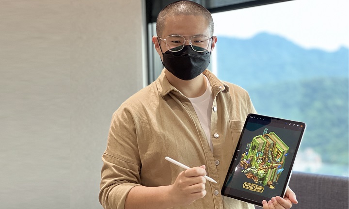 手繪最終走向電繪，看插畫家諾米用 iPad Pro、Apple Pencil、Procreate 勾勒出的精彩