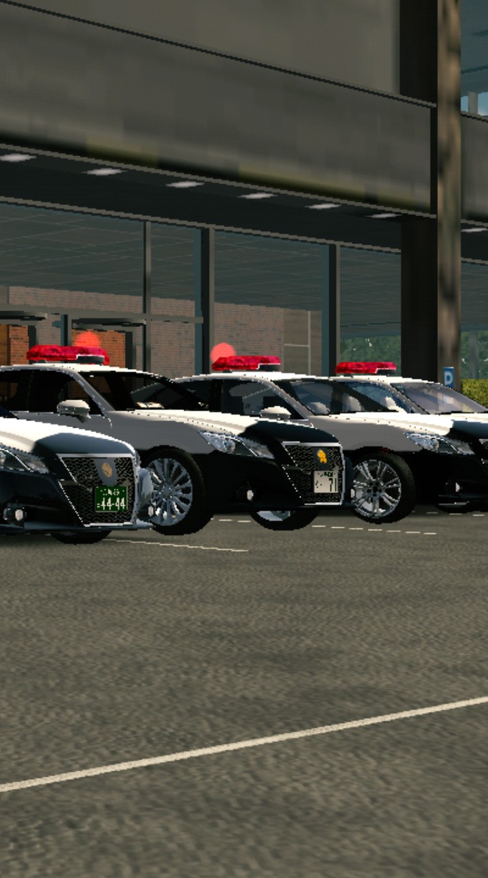 カーパーキング警察車両の会