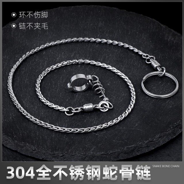 鸚鵡腳鍊不銹鋼鸚鵡腳鍊玄鳳小太陽金太陽和尚金剛葵花灰鸚鵡開口腳環大型 凱斯頓