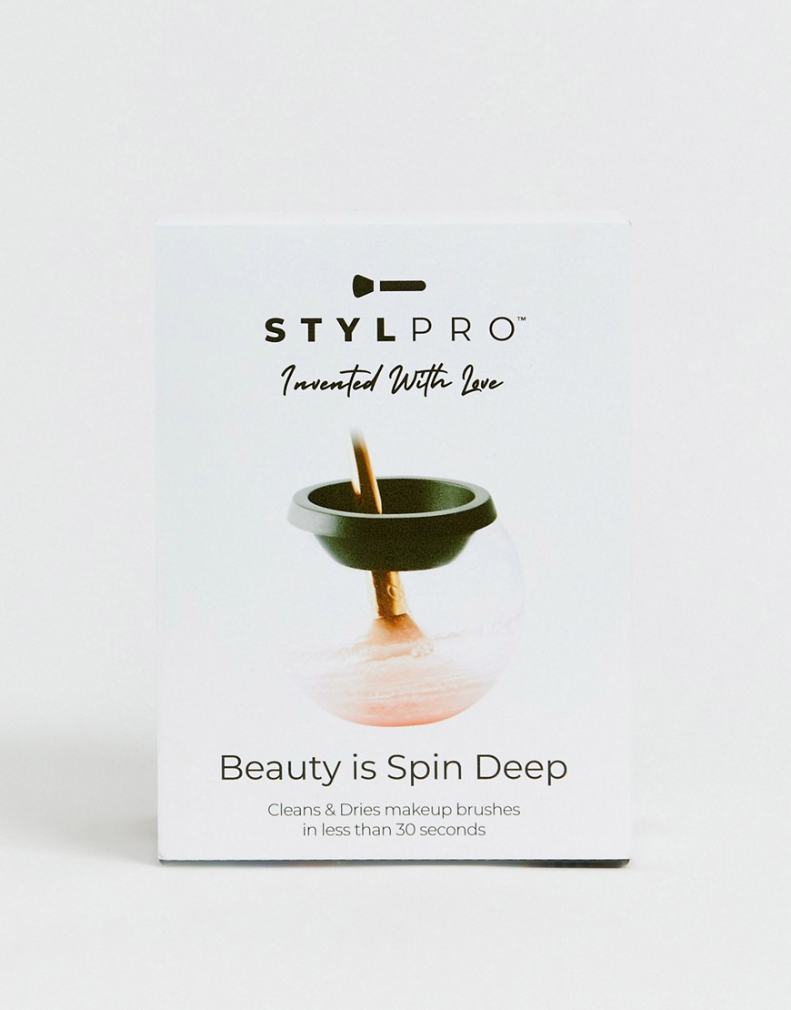 Brush cleaner by Stylpro Add-to-bag potential: considerable Spins make-up brushes clean and dry in u