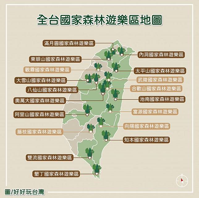 全台國家森林遊樂區有哪些 一次蒐集18 個森林遊樂區 一起走進台灣森林秘境