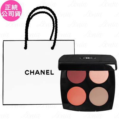 CHANEL 香奈兒 四色兩用顏彩盤(12g)+紙袋(正貨)