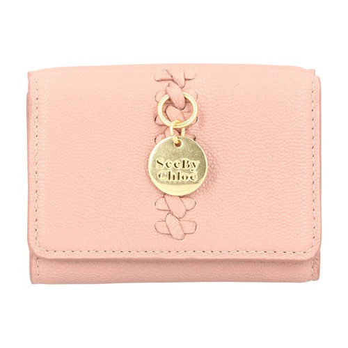 See By Chloé's Tilda Mini Trifold wallet is small, rectangular and beautifully finished.