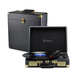 Goodmans Ealing Turntable 英國手提箱黑膠唱片黑色