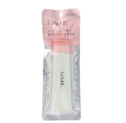 【2019年新發售】 日本SUGAO Air Fit 自然透明感防曬隔離CC霜 亮膚色 25g SPF23/PA+++