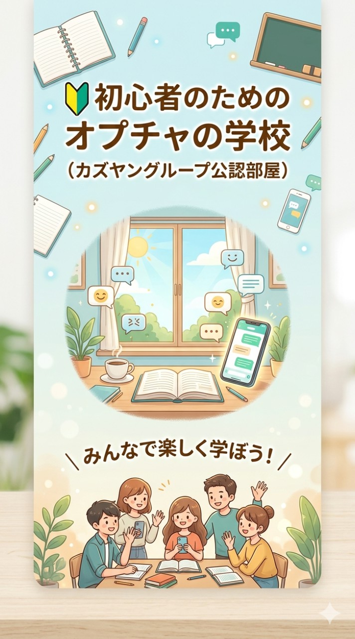 🔰初心者のためのオプチャの学校（カズヤングループ公認部屋）