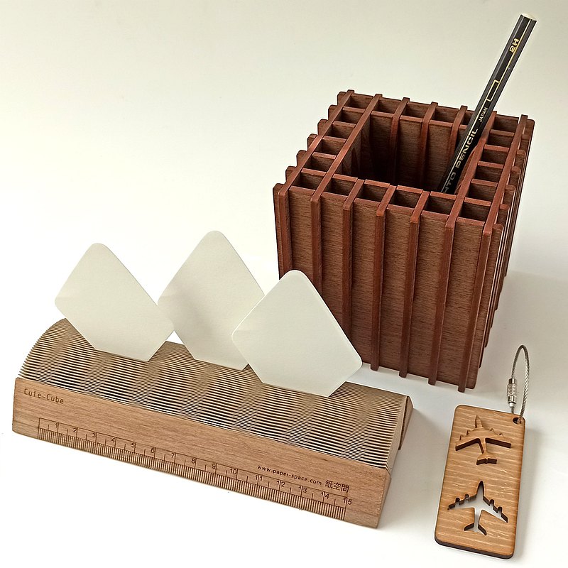 【週年慶】-方形筆插組合B 聖誕節.Memo