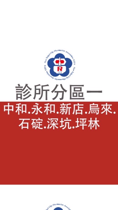 新北診所藥師分區一