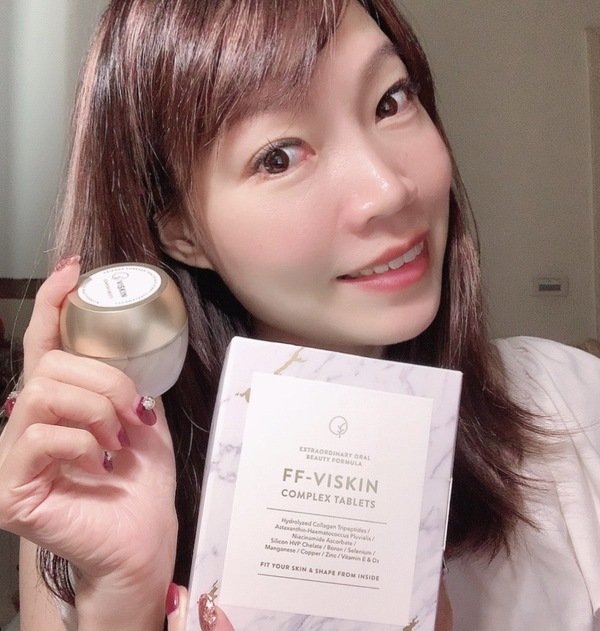 倪倪愛保養－（膠原蛋白錠推薦）網美女星名媛超級抗氧化膠原蛋白每日美容聖品-VISKIN保透皙抗氧化膠原蛋白美容錠直擊開箱分享