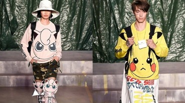 皮卡丘登上米蘭時裝周！GCDS X 精靈寶可夢 網友：好傻眼，但胖丁毛衣超可愛！
