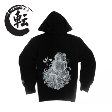 【轉Transform 】大日如來純棉男帽T（共三色）白M