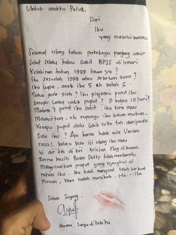 Viral Ucapan Ulang Tahun Nyeleneh Dari Ibu Untuk Anaknya Liputan6 Line Today