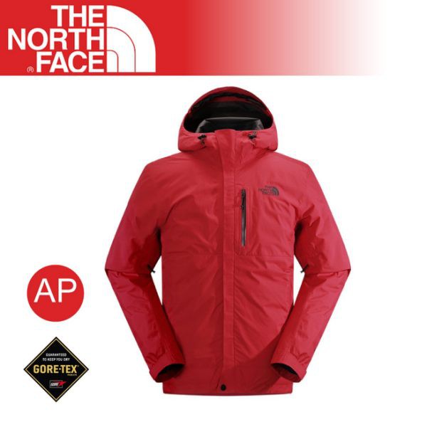 [現貨]The North Face 男 GORE-TEX防水外套《紅》/CAS2/防風夾克/保暖外套/防風大衣