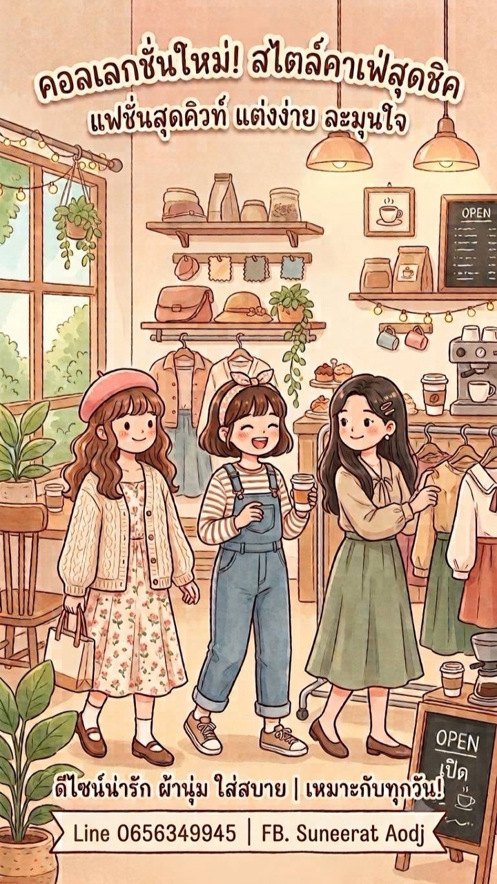 กลุ่มอัพเสื้อผ้าแฟชั่นต่างๆ