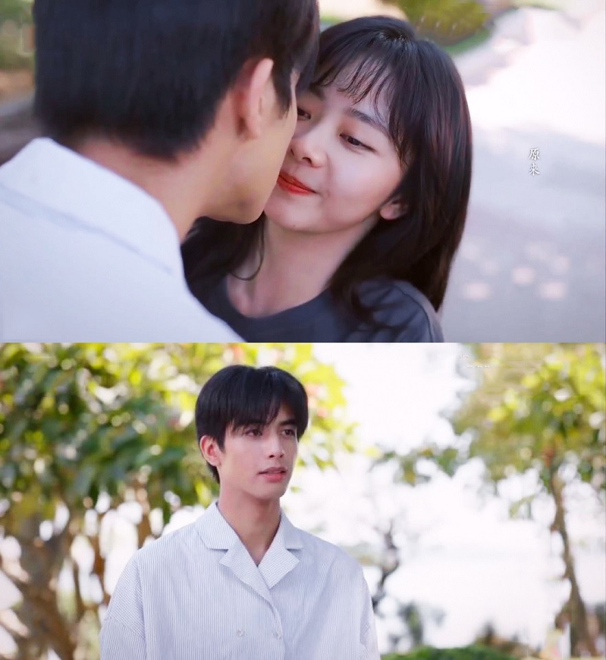 《以家人之名》尖尖&凌霄的爆甜名場面11：李尖尖主動吻凌霄