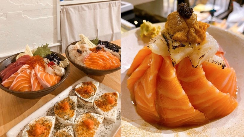 大爆丼！10間「台南必吃生魚片丼飯」推薦，爆滿海膽鮭魚卵、真材實料是你會想念的鮮甜