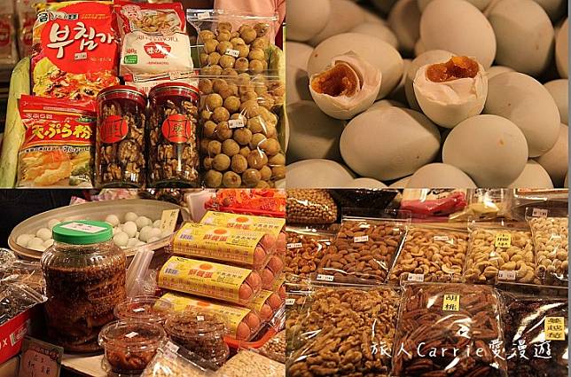 ▲攤子上可找到許多日本進口好物和客家手工食材(圖/阿嬌柑仔店)