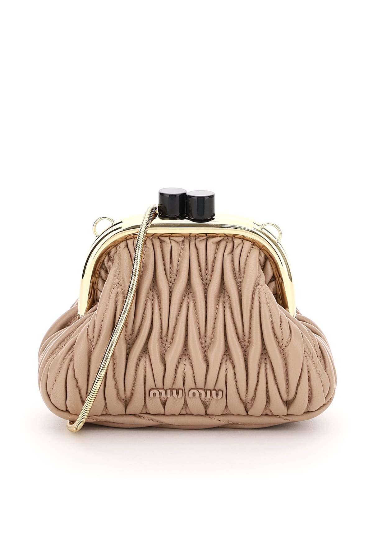 Miu Miu Miu Belle Nappa Mini Bag Matelasse