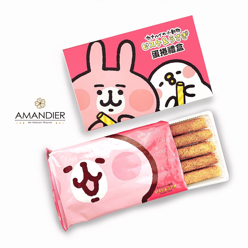 ******製造原廠授權，僅此賣場別無分號******【產品特色】★卡娜赫拉的小動物原味蛋捲禮盒★可愛輕巧的外盒 , 加上蛋捲細緻綿密的口感 , 一口又一口滿是香濃的蛋香★卡娜赫拉的小動物迷們~千萬不