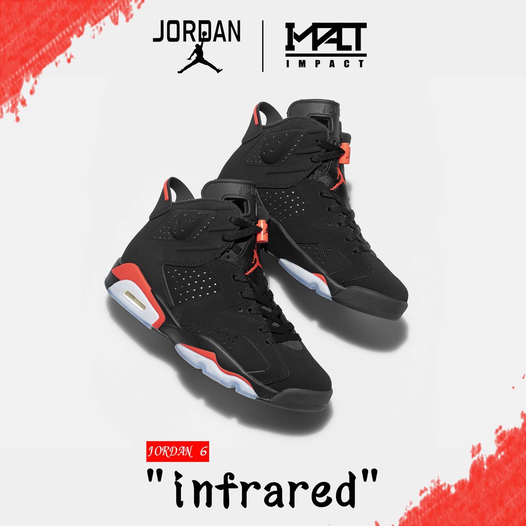 ⚠️男女碼現貨Jordan Brand 在 2014 年底的重頭戲之一就是 Air Jordan 6 ‘Infrared’ 的發售，迷人的球鞋線條、材質搭配與配色運用，都深獲鞋迷的愛戴。而今年它再度歸