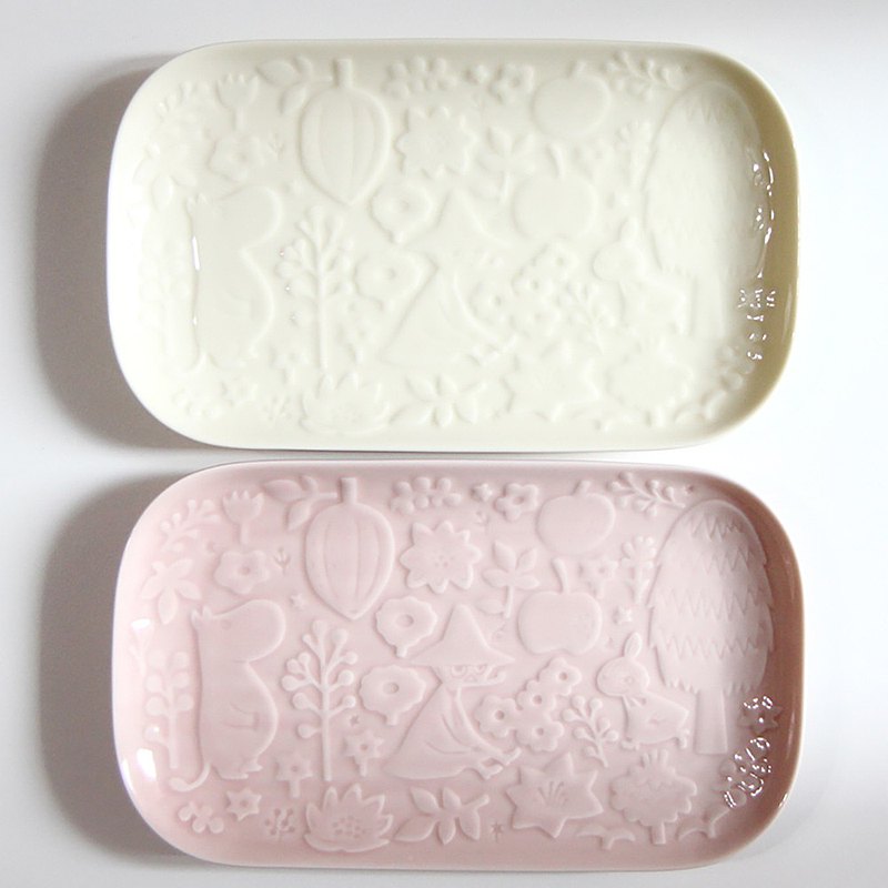 (全站免運)MOOMIN嚕嚕米-散步系列2入方盤