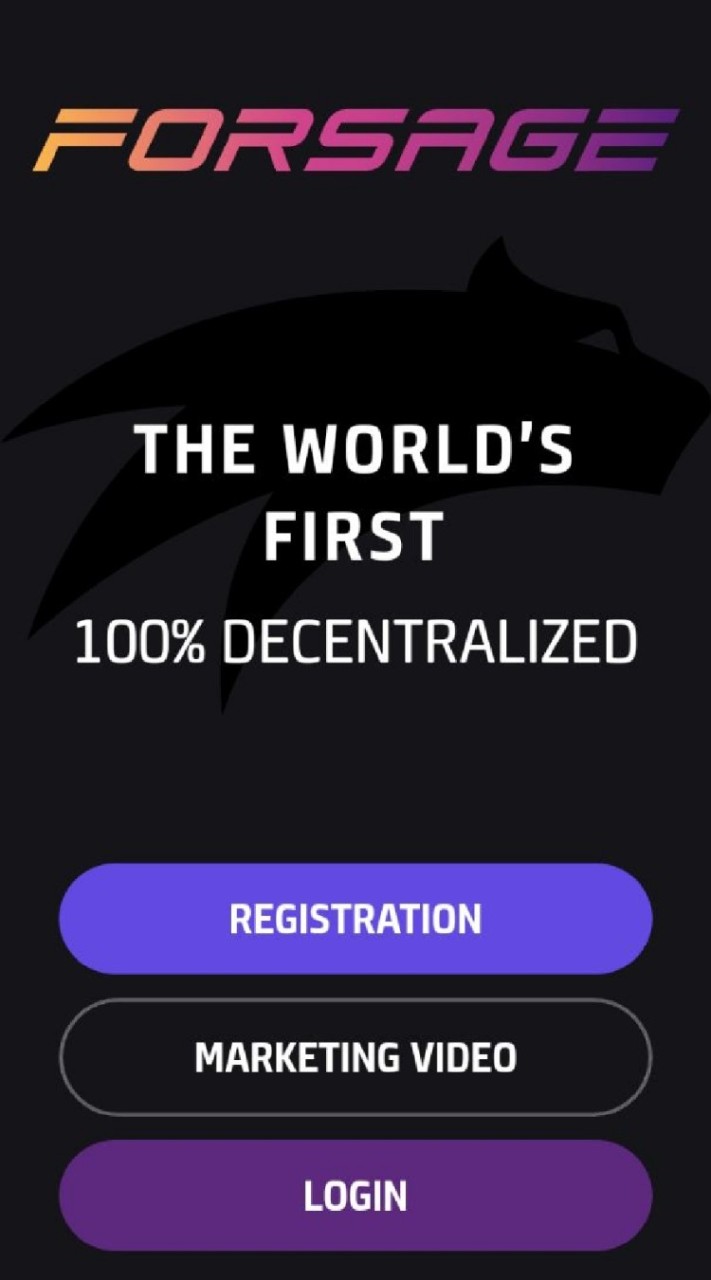 Forsage  100% Decentralized