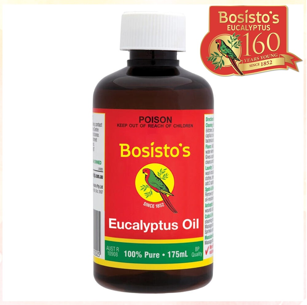 【Bosistos 貝思多】100%尤加利精油175ml (澳洲百年品牌 國家級認證)