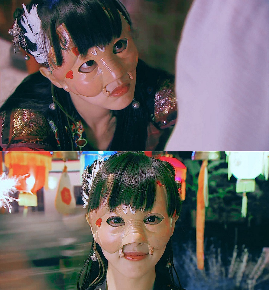 陸劇中一見驚鴻的面具殺8：唐嫣 飾演《仙劍奇俠傳三》紫萱