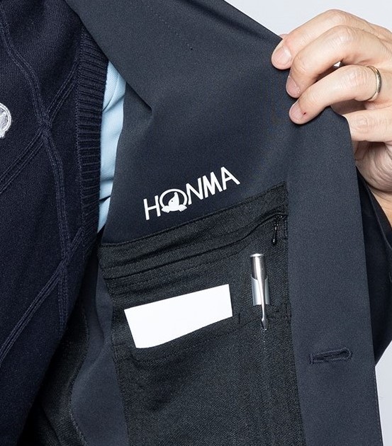WWS HONMAコラボ ゴルフ フルレングスパンツ ダークネイビー
