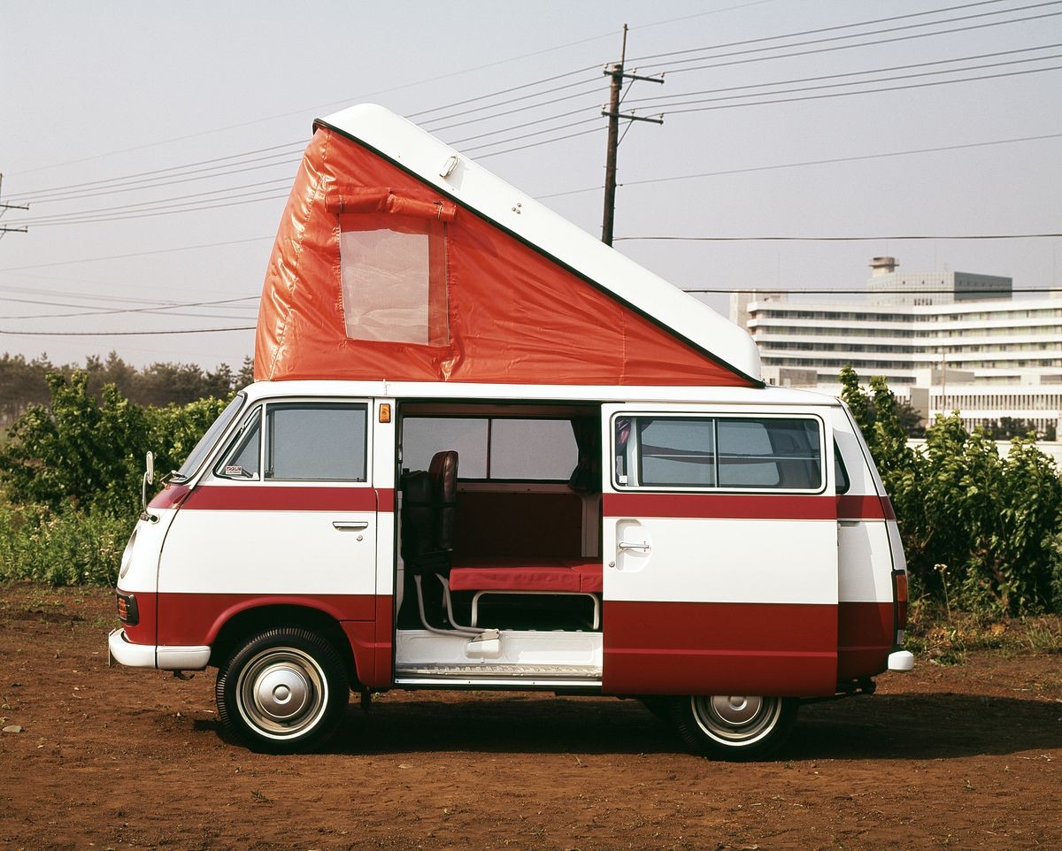 スバルサンバーポップアップルーフ移動販売車