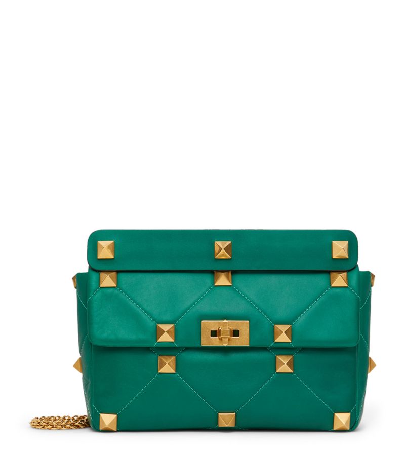 Remaining faithful to the Houses celebrated heritage, Valentino Garavanis Large Nappa Roman Stud Cha