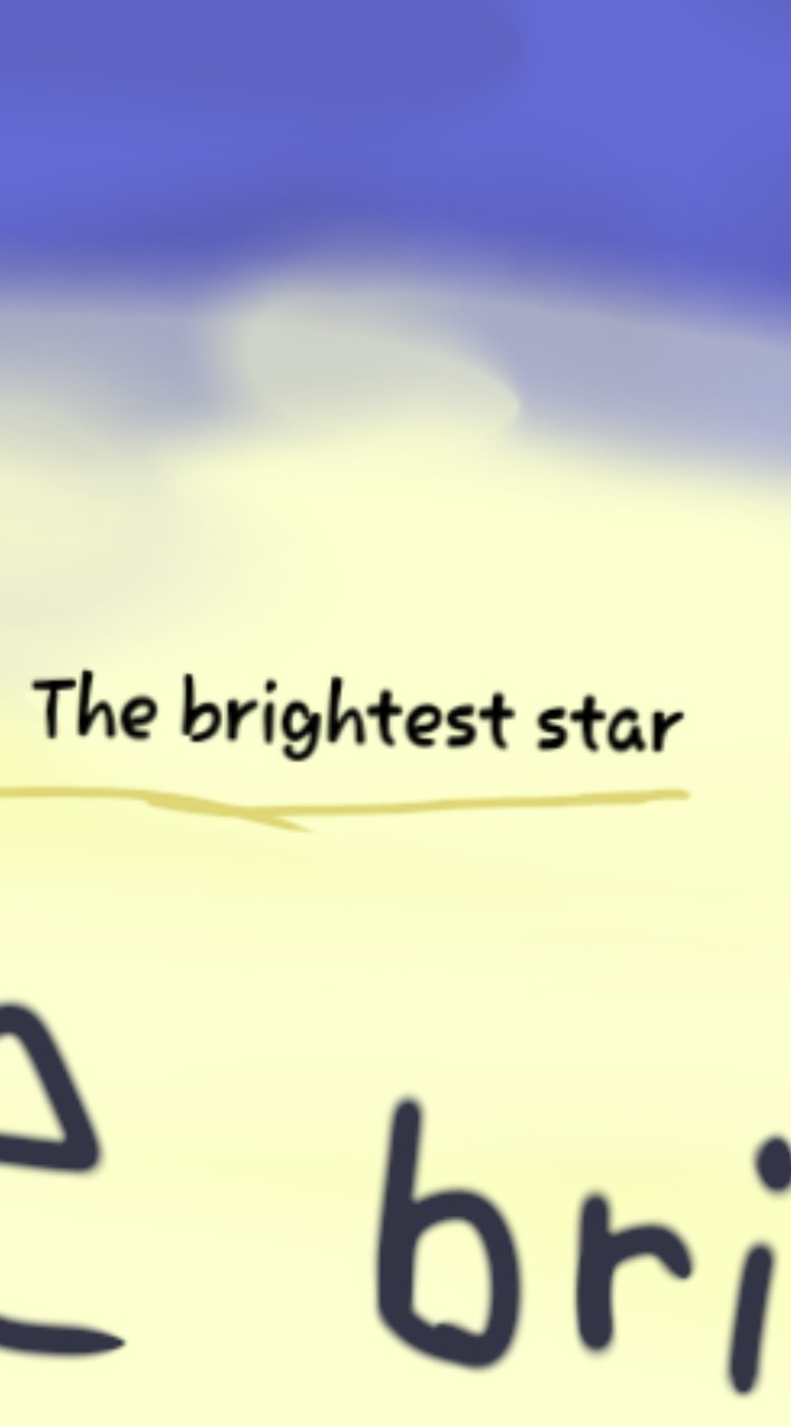 The brightest star😉😇