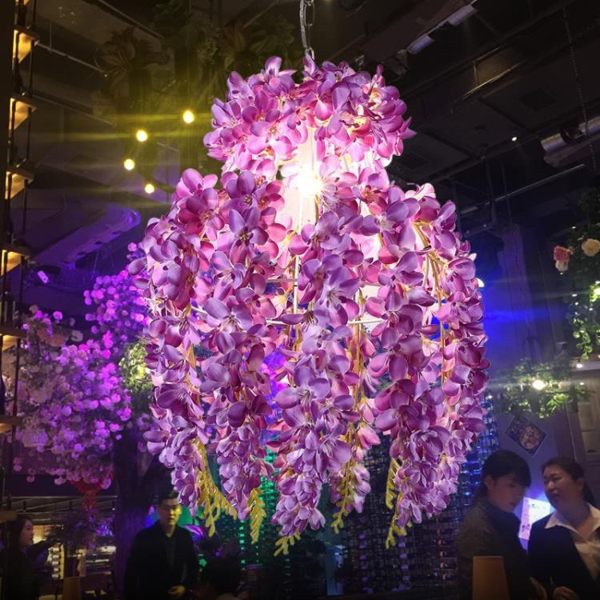 吊燈 花十七格調餐廳繁花酒吧裝飾燒烤吧火鍋店 - 歐美韓