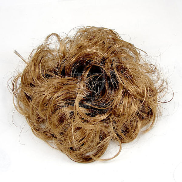 【頭髮增量】假髮甜甜圈(具鬆緊帶可綁) 亮金色 [88527]