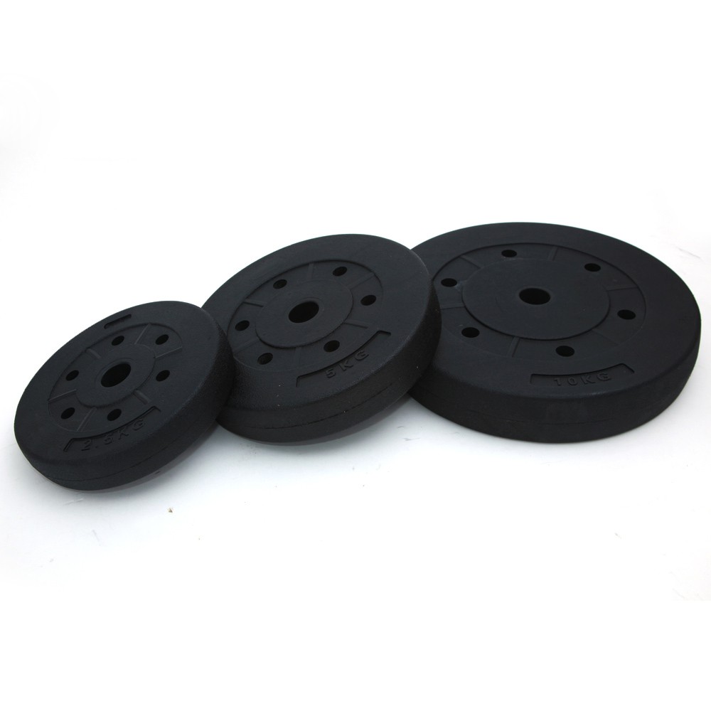 ☀ 看更多各式運動健身商品，請點#屋外生活_運動健身水泥包膠，環保無味孔徑2.6CM適用多種長槓與短槓搭配重訓鍛鍊效果佳【商品規格】◐ 2.5kg款尺寸：直徑21x4cm重量：2.5kg±2%材質：水