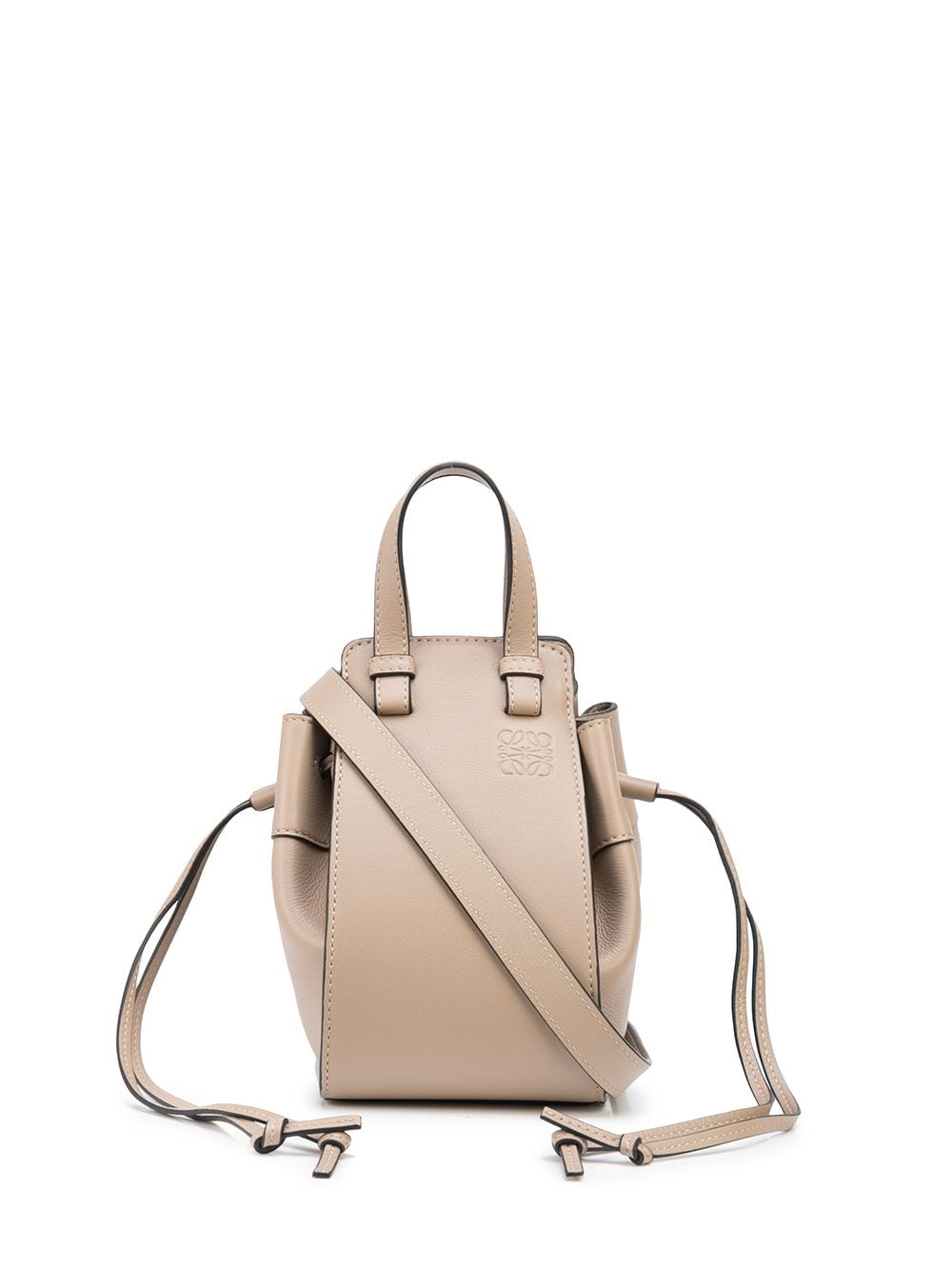 LOEWE - mini Hammock bag - women - Leather - One Size - Grey