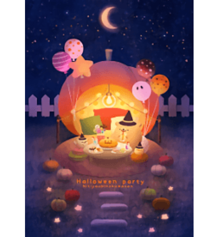 Sunday bear -Halloween party-